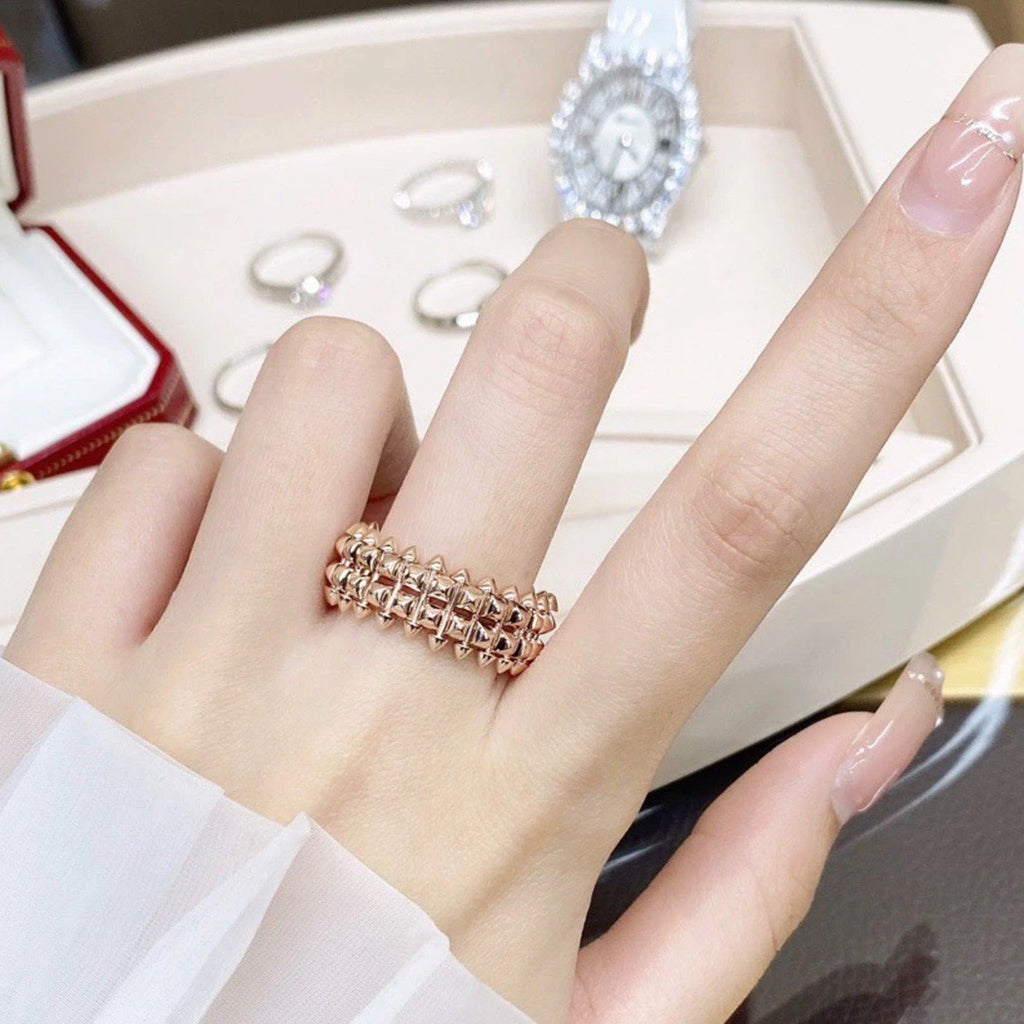 [Rani Jewelry] CLASH 9.2MM DOUBLE ROW RING