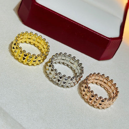 [Rani Jewelry] CLASH 9.2MM DOUBLE ROW RING