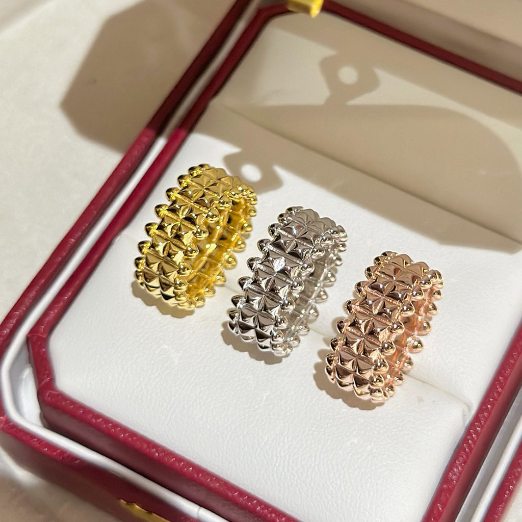 [Rani Jewelry] CLASH 9.2MM DOUBLE ROW RING