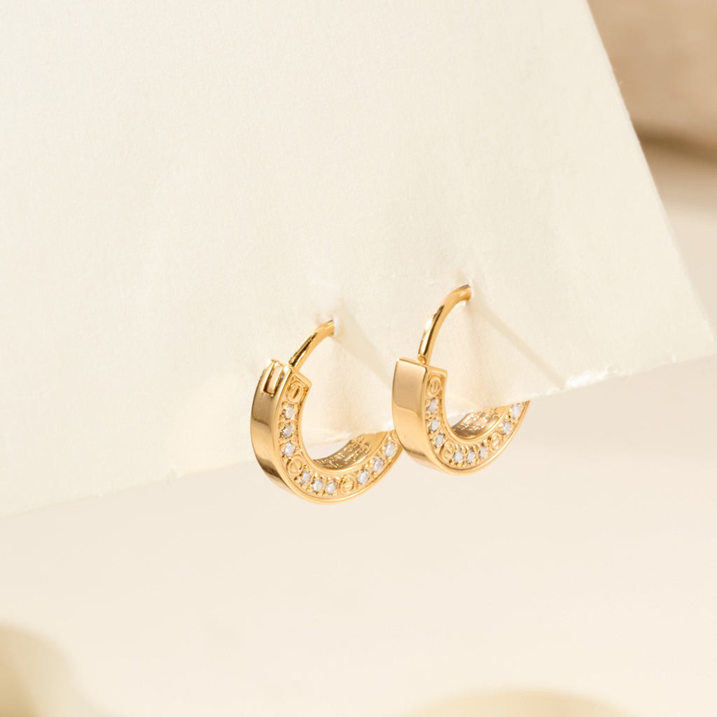 [Rani Jewelry] LOVE DIAMOND EARRINGS