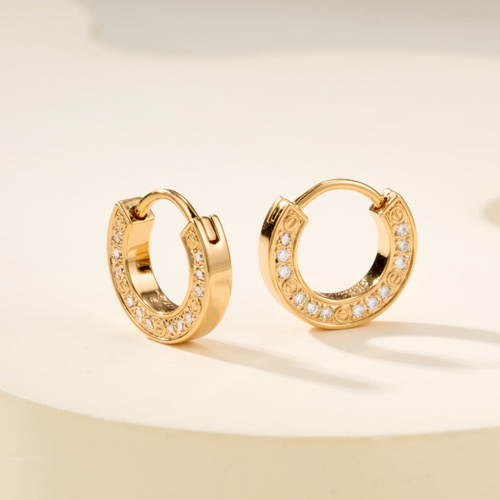 [Rani Jewelry] LOVE DIAMOND EARRINGS