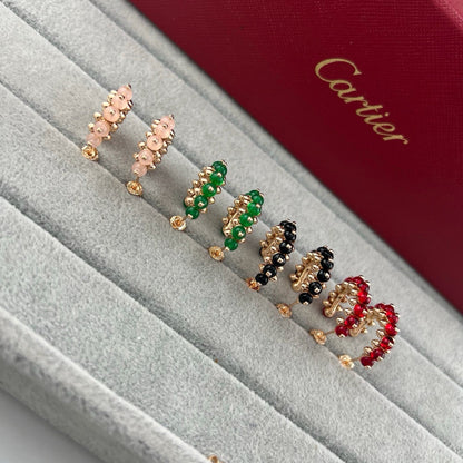 [Rani Jewelry] CLASH 7.9MM AGATE CHALCEDONY EARRINGS