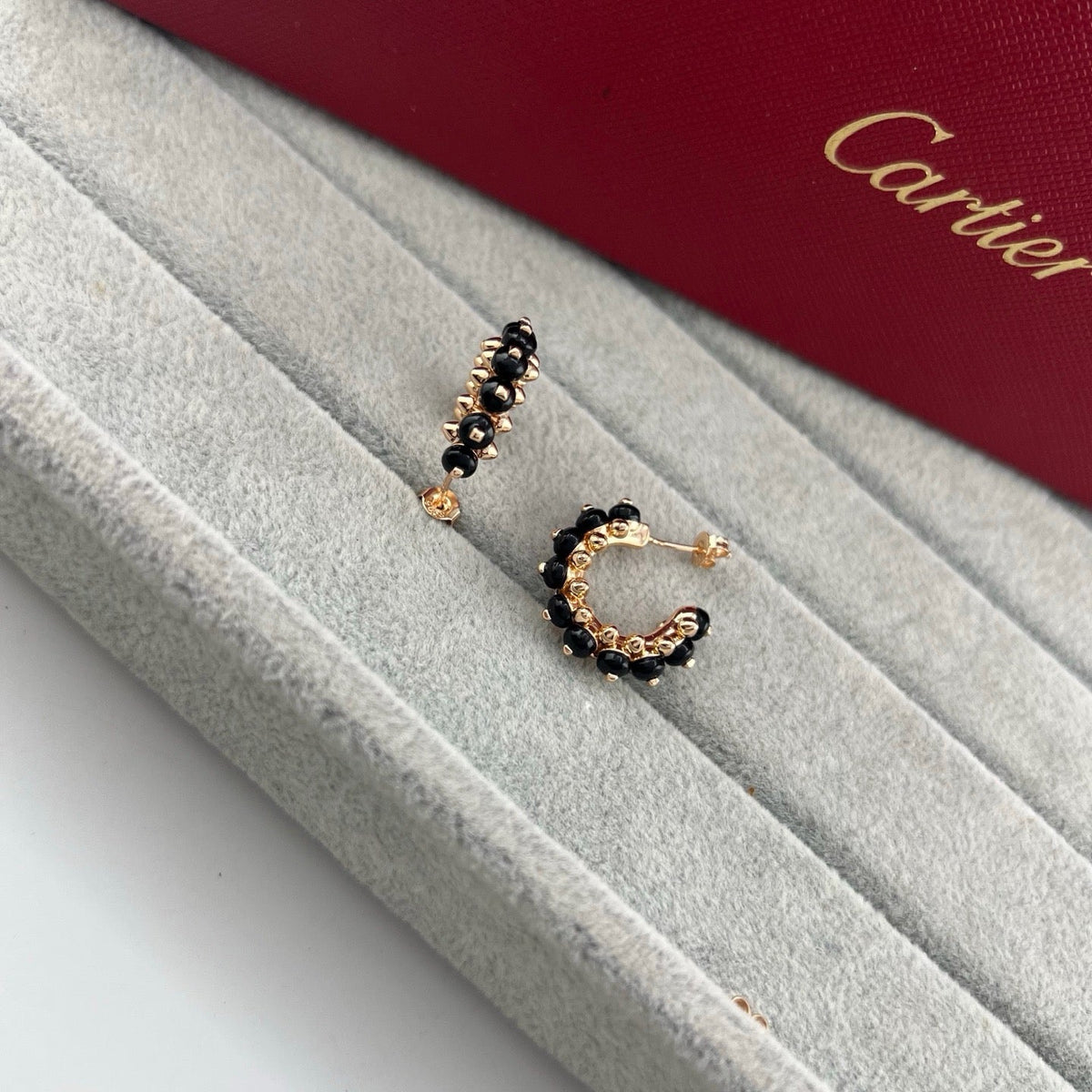 [Rani Jewelry] CLASH 7.9MM AGATE CHALCEDONY EARRINGS