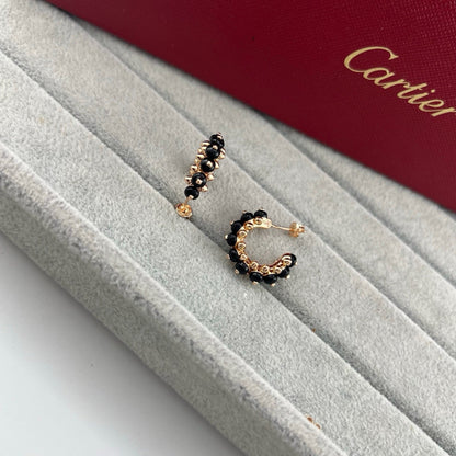 [Rani Jewelry] CLASH 7.9MM AGATE CHALCEDONY EARRINGS