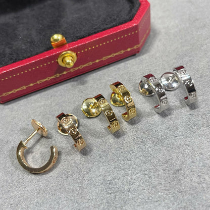 [Rani Jewelry] LOVE EARRINGS 2.65 MM NO DIAMOND SMALL