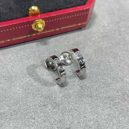 [Rani Jewelry] LOVE EARRINGS 2.65 MM NO DIAMOND SMALL