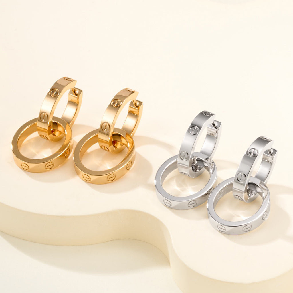 [Rani Jewelry] LOVE 3.3MM DANGLE EARRINGS