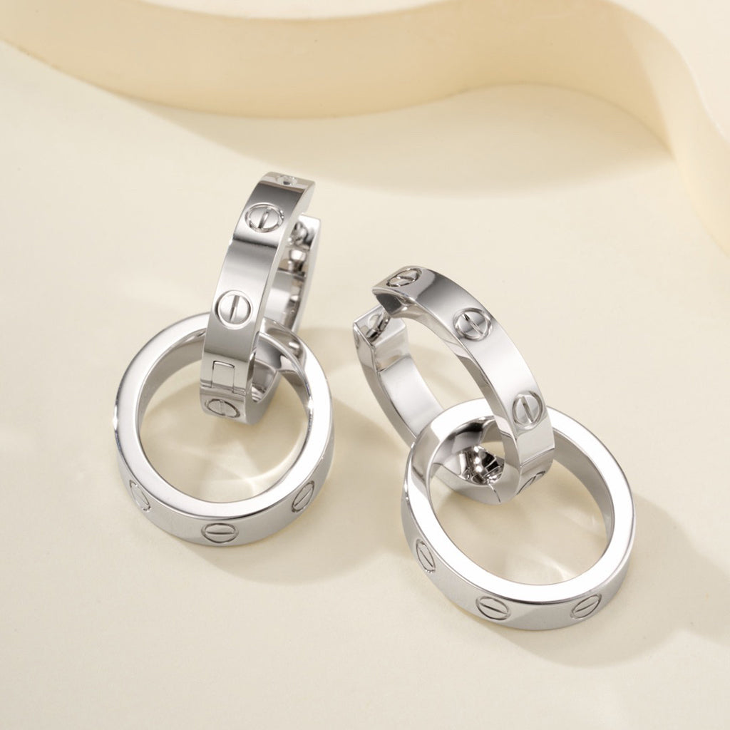 [Rani Jewelry] LOVE 3.3MM DANGLE EARRINGS