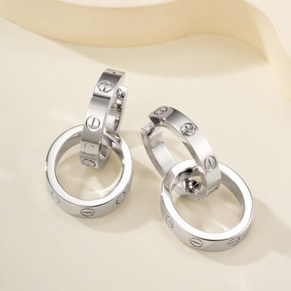 [Rani Jewelry] LOVE 3.3MM DANGLE EARRINGS