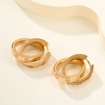 [Rani Jewelry] LOVE 3.3MM DANGLE EARRINGS