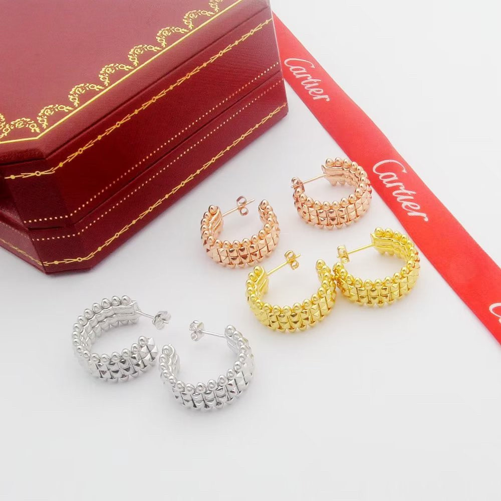 [Rani Jewelry] CLASH 9.2MM DOUBLE ROW EARRINGS