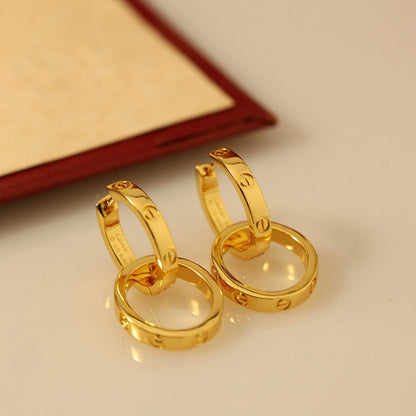 [Rani Jewelry] LOVE 3.3MM DANGLE EARRINGS