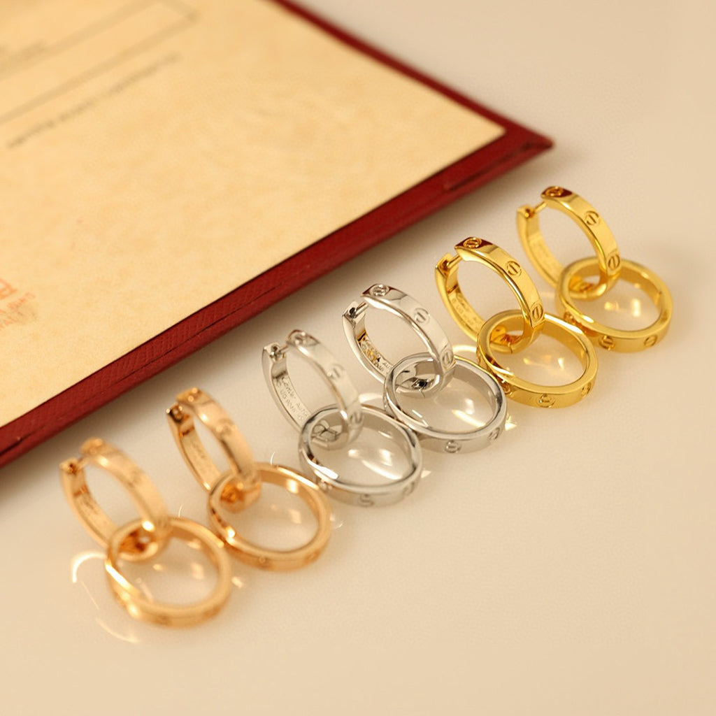 [Rani Jewelry] LOVE 3.3MM DANGLE EARRINGS