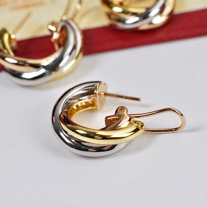 [Rani Jewelry] TRINITY ON DIAMOND CLASSIC EARRINGS