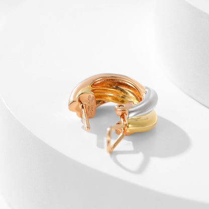 [Rani Jewelry] TRINITY ON DIAMOND CLASSIC EARRINGS