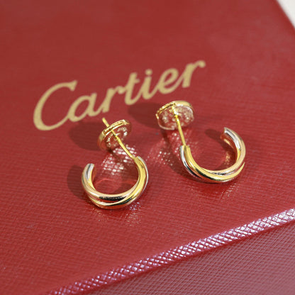 [Rani Jewelry] TRINITY ON DIAMOND MINI EARRINGS