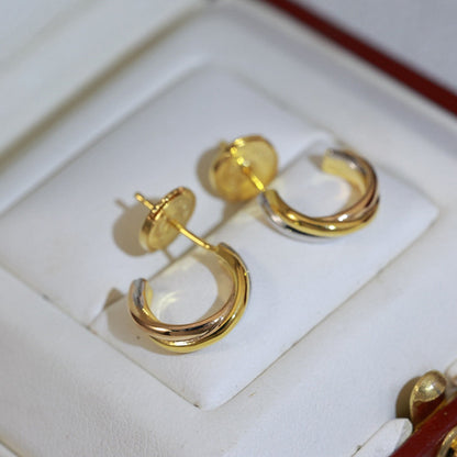 [Rani Jewelry] TRINITY ON DIAMOND MINI EARRINGS