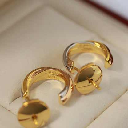 [Rani Jewelry] TRINITY ON DIAMOND MINI EARRINGS