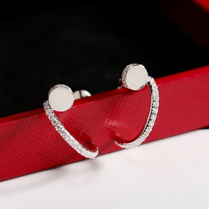 [Rani Jewelry] JUSTE FULL DIAMOND SMALL EARRINGS
