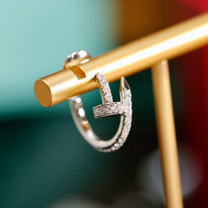 [Rani Jewelry] JUSTE FULL DIAMOND SMALL EARRINGS