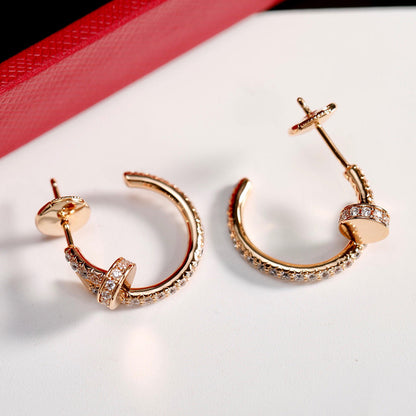 [Rani Jewelry] JUSTE FULL DIAMOND SMALL EARRINGS