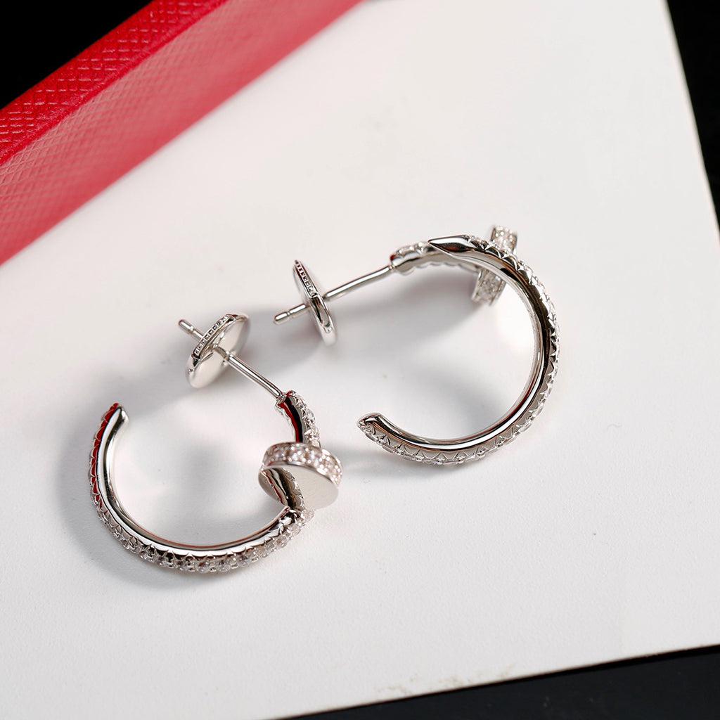 [Rani Jewelry] JUSTE FULL DIAMOND SMALL EARRINGS