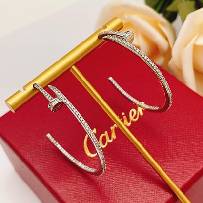 [Rani Jewelry] JUSTE FULL DIAMOND LARGE EARRINGS