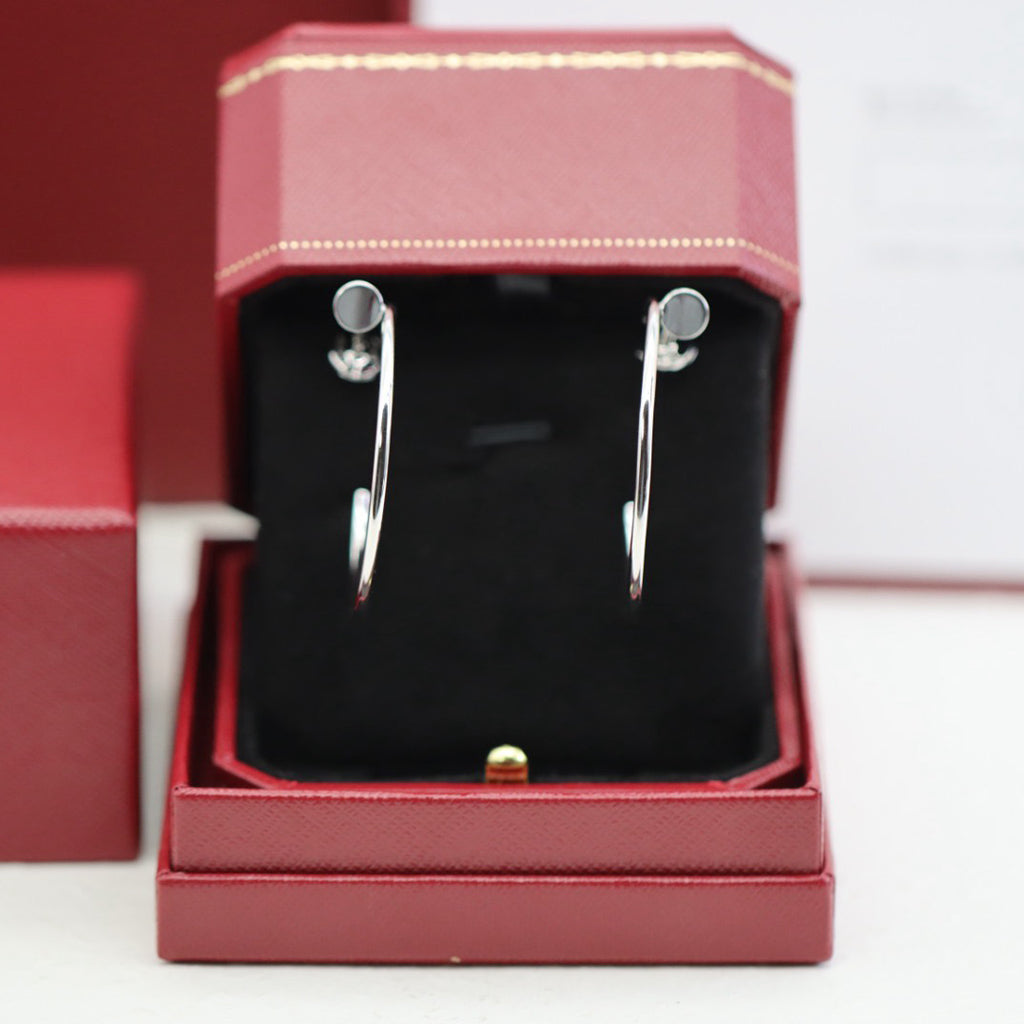 [Rani Jewelry] JUSTE HALF DIAMOND LARGE EARRINGS