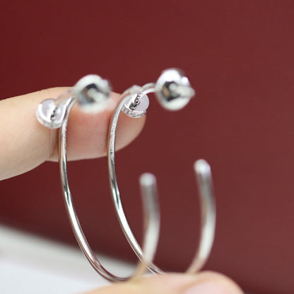 [Rani Jewelry] JUSTE HALF DIAMOND LARGE EARRINGS