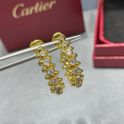 [Rani Jewelry] CLASH FULL DIAMOND MEDIUM EARRINGS