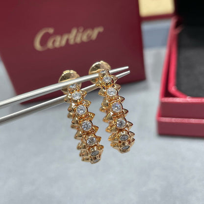 [Rani Jewelry] CLASH FULL DIAMOND MEDIUM EARRINGS