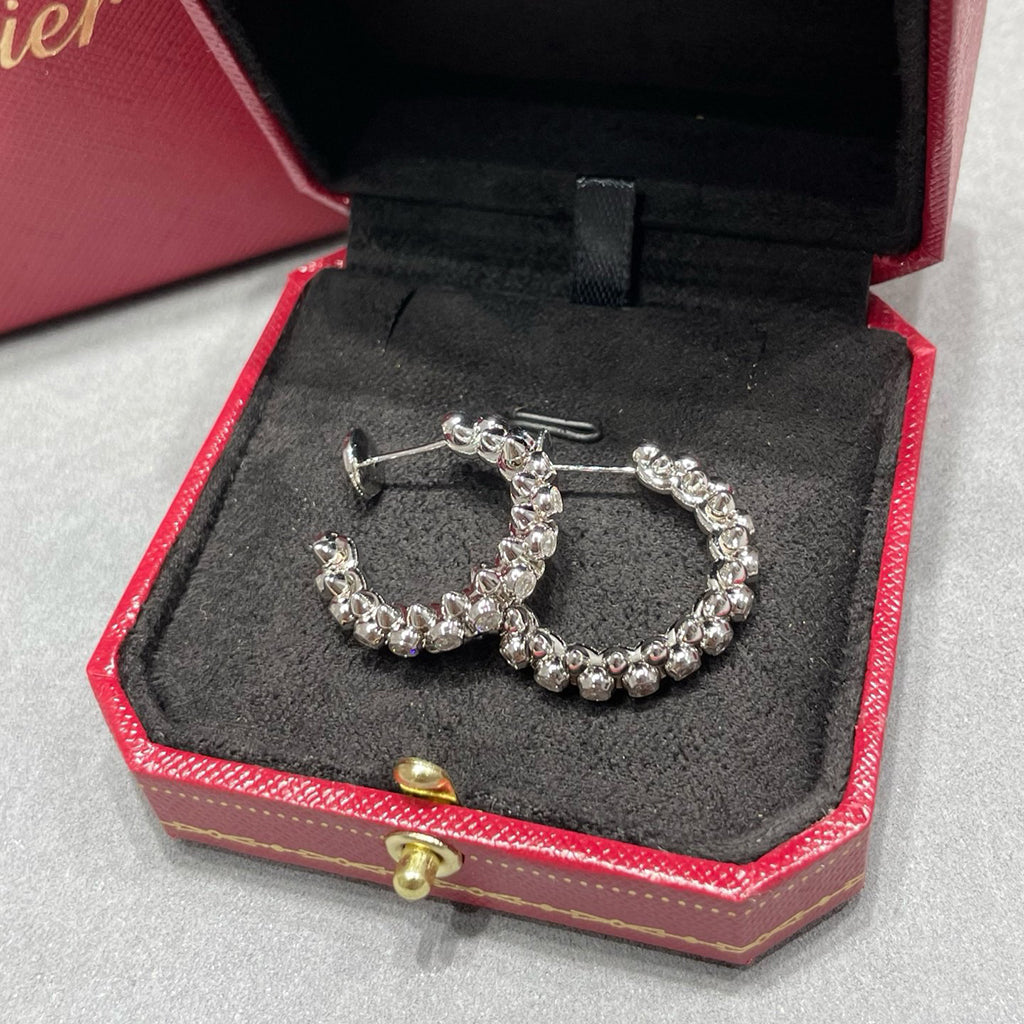 [Rani Jewelry] CLASH FULL DIAMOND MEDIUM EARRINGS