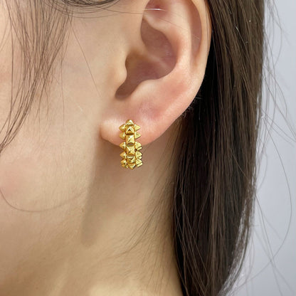 [Rani Jewelry] CLASH MINI HOOP EARRINGS