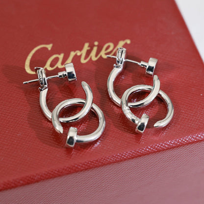[Rani Jewelry] JUSTE NO DIAMOND DOUBLE EARRINGS