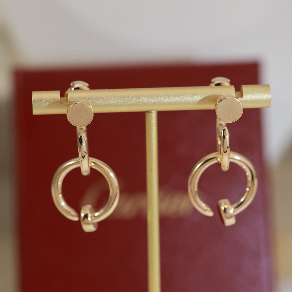 [Rani Jewelry] JUSTE NO DIAMOND DOUBLE EARRINGS