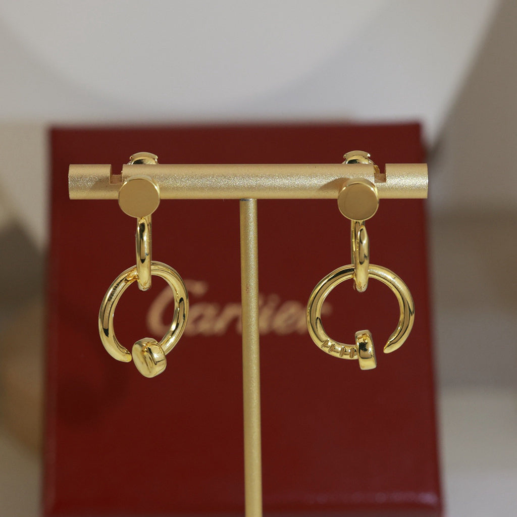 [Rani Jewelry] JUSTE NO DIAMOND DOUBLE EARRINGS