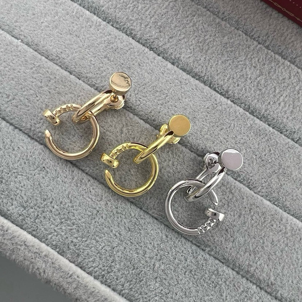 [Rani Jewelry] JUSTE NO DIAMOND DOUBLE EARRINGS