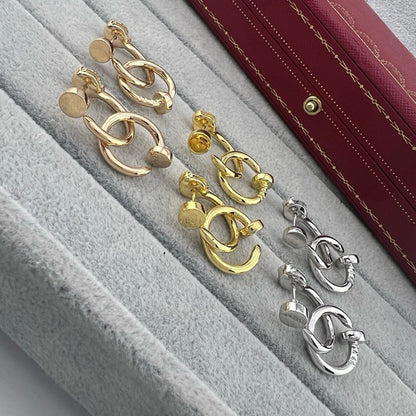 [Rani Jewelry] JUSTE NO DIAMOND DOUBLE EARRINGS