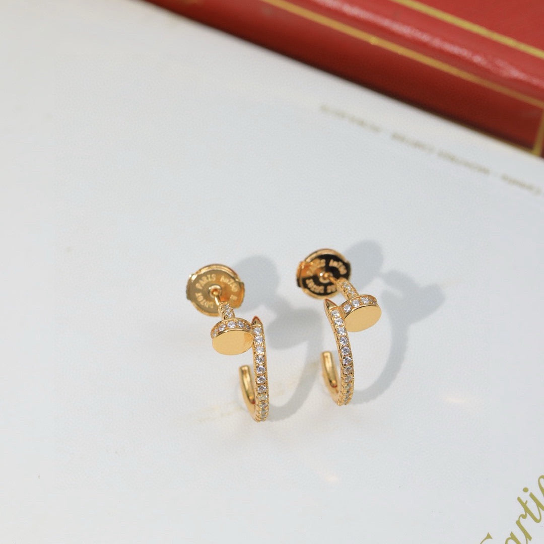 [Rani Jewelry] JUSTE FULL DIAMOND DOUBLE EARRINGS