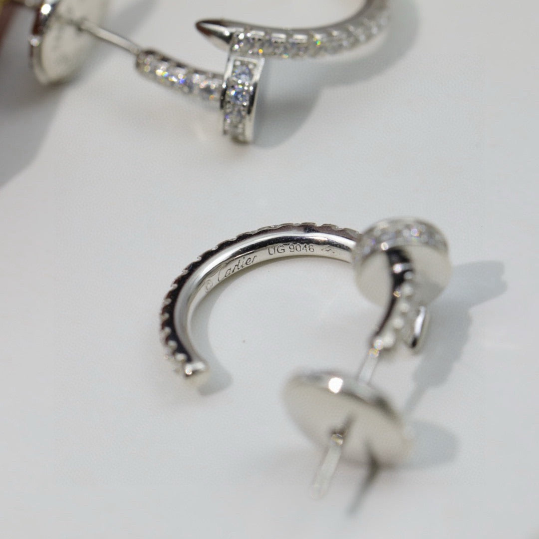 [Rani Jewelry] JUSTE FULL DIAMOND DOUBLE EARRINGS