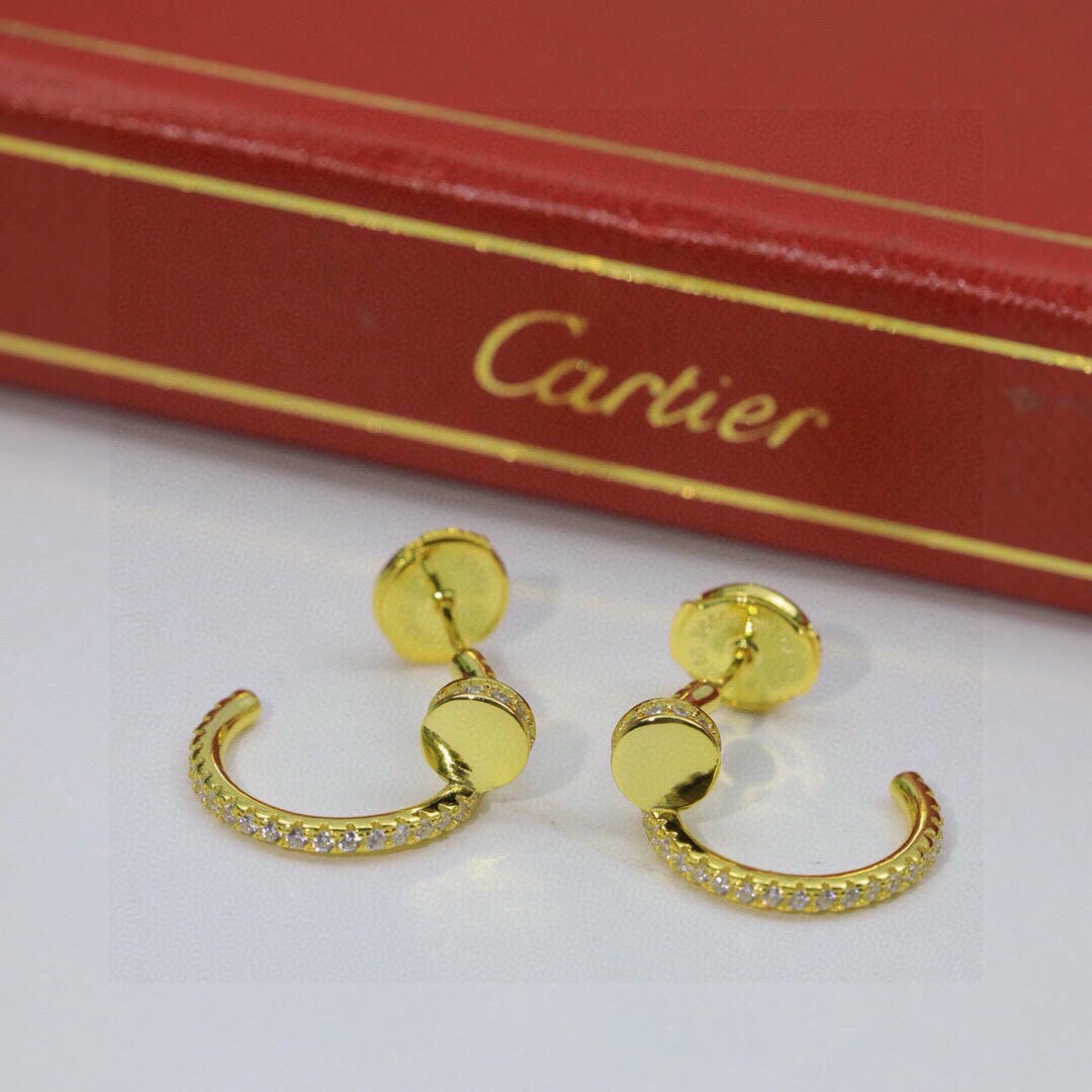 [Rani Jewelry] JUSTE FULL DIAMOND DOUBLE EARRINGS