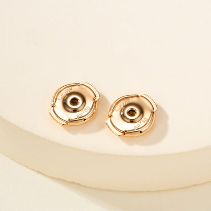 [Rani Jewelry] JUSTE HALF DIAMOND DOUBLE EARRINGS