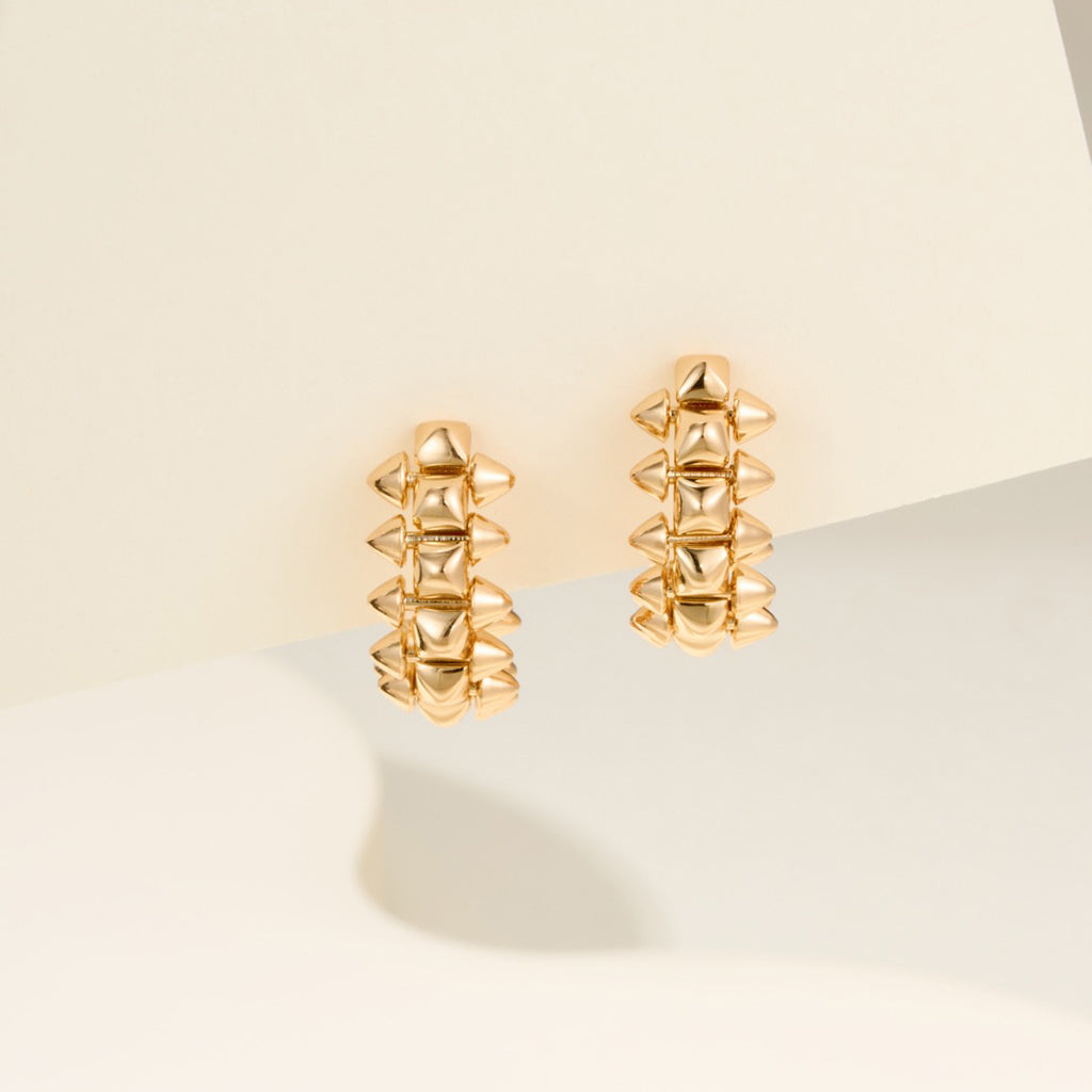[Rani Jewelry] CLASH MINI HOOP EARRINGS