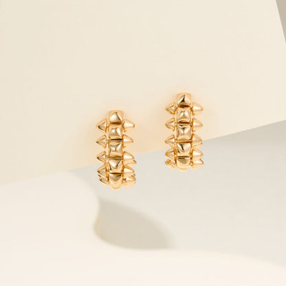 [Rani Jewelry] CLASH MINI HOOP EARRINGS