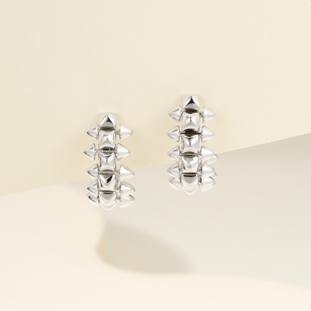 [Rani Jewelry] CLASH MINI HOOP EARRINGS