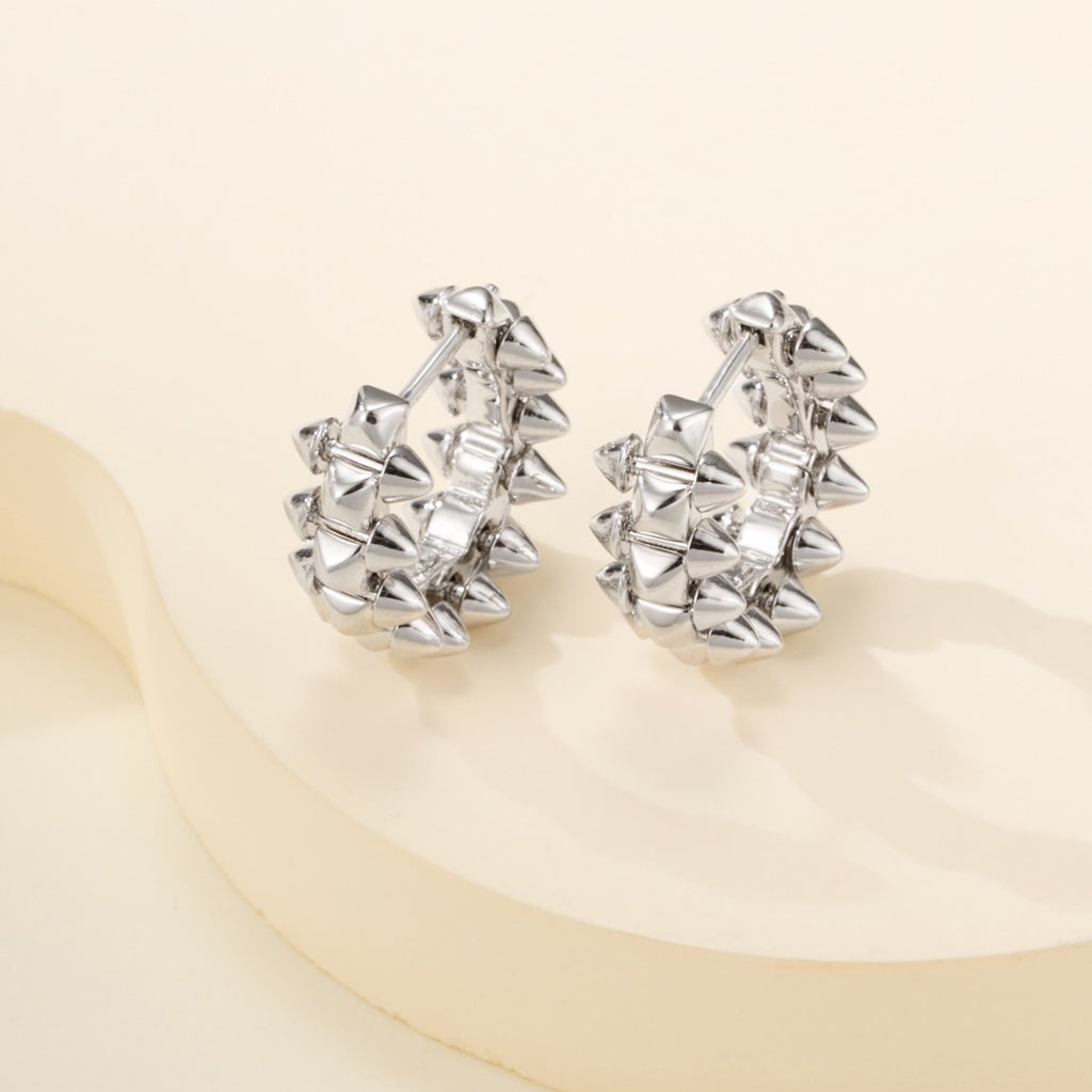 [Rani Jewelry] CLASH MINI HOOP EARRINGS