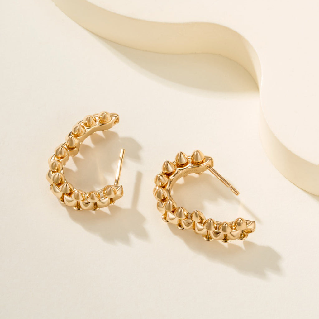 [Rani Jewelry] CLASH MINI HOOP EARRINGS