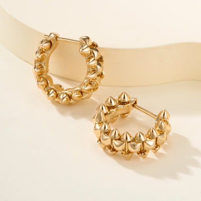 [Rani Jewelry] CLASH MINI HOOP EARRINGS