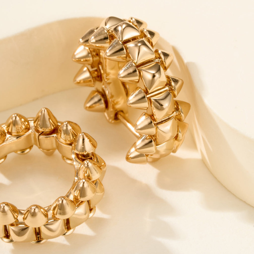 [Rani Jewelry] CLASH MINI HOOP EARRINGS