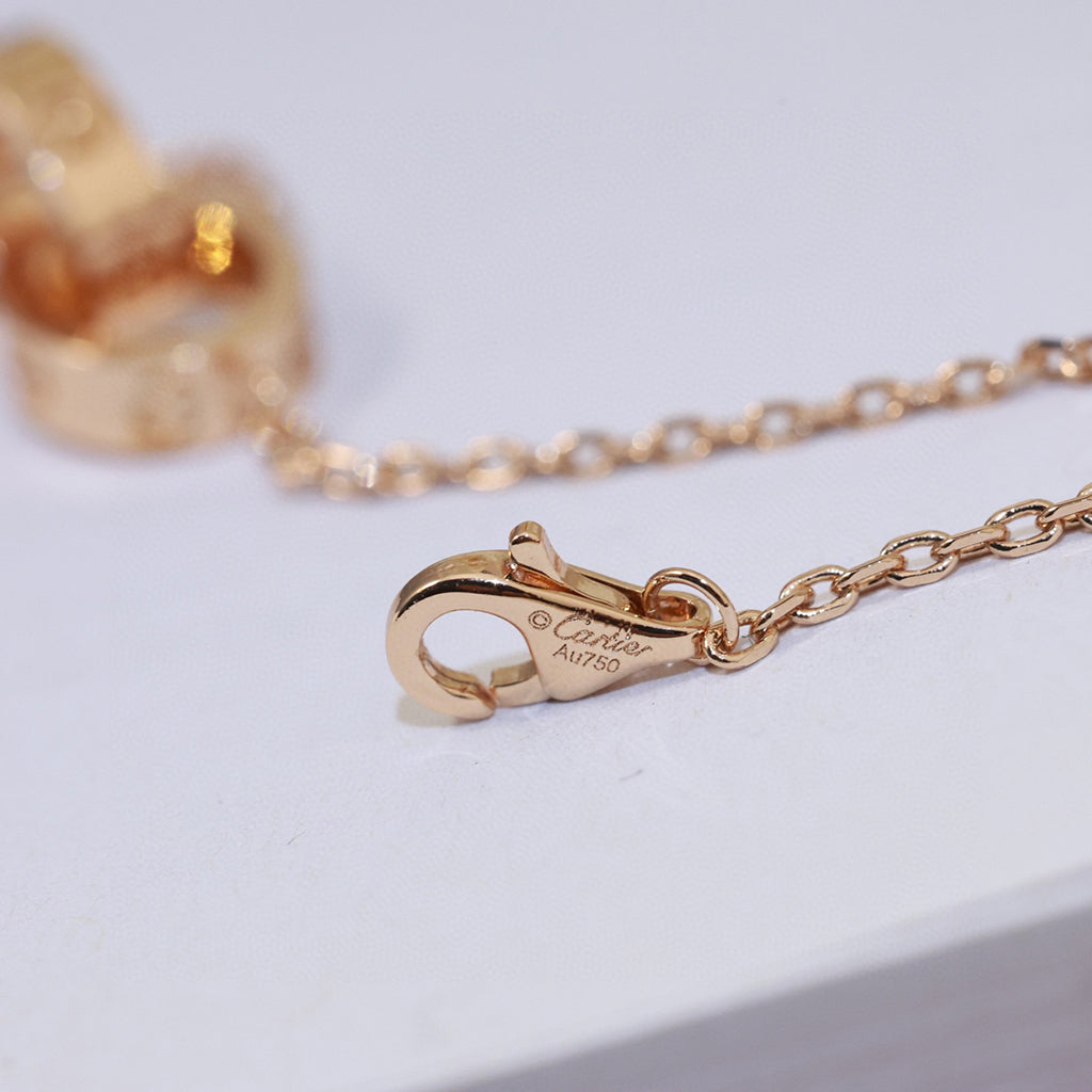 [Rani Jewelry] LOVE DOUBLE RING NECKLACE